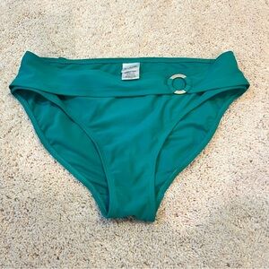 Body Glove Teal Women's Swim Bikini Bottom. Size Medium